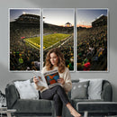 Oregon Stadium Canvas Wall Art - Captivating Game Day Scene