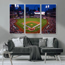 St. Louis Cardinals Baseball Team Print - Busch Stadium Wall by MyGreatCanvas | Canvas Wall Art Prints | Photo Prints & Wall Decor