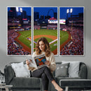 St. Louis Cardinals Baseball Team Print - Busch Stadium Wall