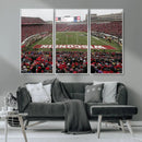Wisconsin Badgers Team Print Canvas - Madison Camp Randall
