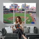 New York Mets Baseball Team Print - Citi Field Baseball