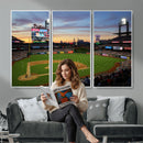 Citizens Bank Park Philadelphia Phillies Wall Art Canvas |
