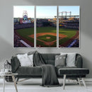 Colorado Rockies Coors Field Wall Art Canvas Print - MLB by MyGreatCanvas | Canvas Wall Art Prints | Photo Prints & Wall Decor