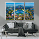 Los Angeles Dodgers Wall Art Canvas, Dodger Stadium Wall Art