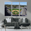 Los Angeles Dodgers Dodger Stadium Wall Art Canvas Print -