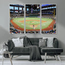 Texas Rangers Baseball Team Print - Arlington Globe Life