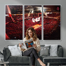 Houston Rockets Basketball Team Print Canvas- Houston Toyota