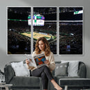 Milwaukee Bucks Basketball Print - Fiserv Forum Stadium Wall