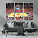 Miami Heat Basketball Team Print Wall Art- Kaseya Center by MyGreatCanvas | Canvas Wall Art Prints | Photo Prints & Wall Decor