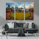 St. Louis Cardinals Baseball Team Print - Busch Stadium Wall by MyGreatCanvas | Canvas Wall Art Prints | Photo Prints & Wall Decor