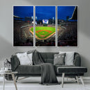 Truist Park Night Game Canvas Art - Atlanta Braves Stadium by MyGreatCanvas | Canvas Wall Art Prints | Photo Prints & Wall Decor
