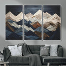 Wood Mountain Wall Art | Mountain Canvas Print Wood Decor | by MyGreatCanvas | Canvas Wall Art Prints | Photo Prints & Wall Decor