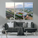 Old Trafford Manchester United Stadium Wall Art Canvas Print