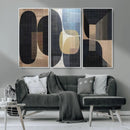 Minimalist Wabi Sabi Abstract Geometric Wall Art Canvas