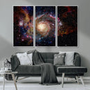 Nebula and Galaxies in Space Wall Art Canvas Print, Spiral