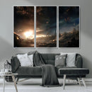 Avengers Planet Wall Art Canvas Print