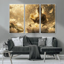Golden Buddha Wall Art | Yoga Room Decor and Meditation Room by MyGreatCanvas | Canvas Wall Art Prints | Photo Prints & Wall Decor