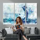 Golf Swing Wall Art Canvas Print - Sports-Inspired