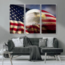 American Flag Eagle Symbol Wall Art, American Flag Eagle by MyGreatCanvas | Canvas Wall Art Prints | Photo Prints & Wall Decor