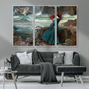 Miranda by the Shore Wall Art Canvas Print – Tempest Scene by MyGreatCanvas | Canvas Wall Art Prints | Photo Prints & Wall Decor