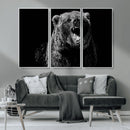 Bear Canvas Print | Wildlife Wall Art for Cabin Decor |