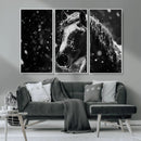 Winter Horse Wall Art | Black and White Horse Print | Ready by MyGreatCanvas | Canvas Wall Art Prints | Photo Prints & Wall Decor