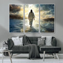 Jesus Walking on Water Wall Art | Canvas Print | Ready to