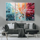 Radiant Bloom Abstract Floral Wall Art Canvas Print - by MyGreatCanvas | Canvas Wall Art Prints | Photo Prints & Wall Decor