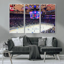 Madison New York Rangers Hockey Stadium Wall Art Canvas
