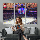 Madison New York Rangers Hockey Stadium Wall Art Canvas