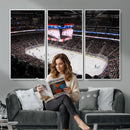 Rogers Place Edmonton Oilers Ice Hockey Stadium Wall Art,