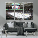 Sharks Arena Blackhawks Sharks Ice Hockey Stadium Wall Art by MyGreatCanvas | Canvas Wall Art Prints | Photo Prints & Wall Decor