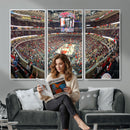 United Center Chicago Bulls Stadium Wall Art Canvas Print