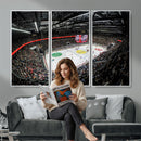 Vaudoise Lausanne Ice Hockey Arena Stadium Wall Art Canvas,