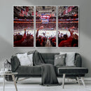 Carolina Hurricanes Ice Hockey Stadium Wall Art, Carolina