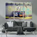 Banksy Life is Short Wall Art - Iconic Graffiti Art on by MyGreatCanvas | Canvas Wall Art Prints | Photo Prints & Wall Decor