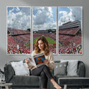 NC State Wolfpack Football Team Print Canvas- Raleigh