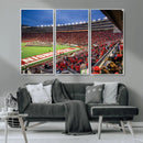 Wisconsin Badgers Football Team Print - Madison Camp Randall by MyGreatCanvas | Canvas Wall Art Prints | Photo Prints & Wall Decor