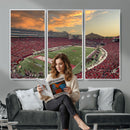 Camp Randall Stadium Wisconsin Badgers Large Wall Art Canvas