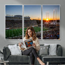 Demon Deacons Football Team Print Canvas- Winston-Salem