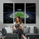 Denver Broncos Football Team Print Canvas- Denver Empower