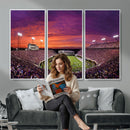 East Carolina University Pirates Football Print Canvas-