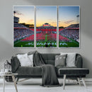 NC State Wolfpack Football Team Print Wall Art - Raleigh