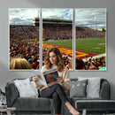 Central Michigan University Chippewas Football Team Print -