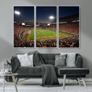 Clemson University Tigers Art Print, Football Team Print -