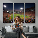 Clemson University Tigers Art Print, Football Team Print -