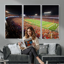 Iowa State University Cyclones Canvas Print, Football Team