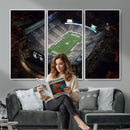 Michigan State Spartans Football Team Print - East Lansing