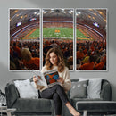 Syracuse University Orange Football Canvas Print, Football