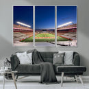 Rutgers Scarlet Knights Football Team Print - Piscataway SHI by MyGreatCanvas | Canvas Wall Art Prints | Photo Prints & Wall Decor